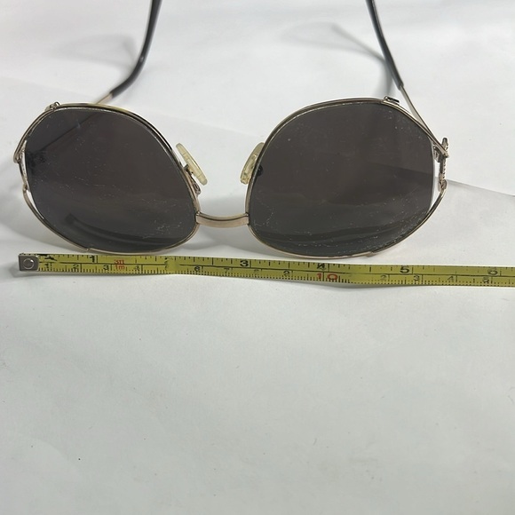 Vintage Christian Dior Eyeglasses Sunglasses Goldtone Frames - Picture 11 of 13